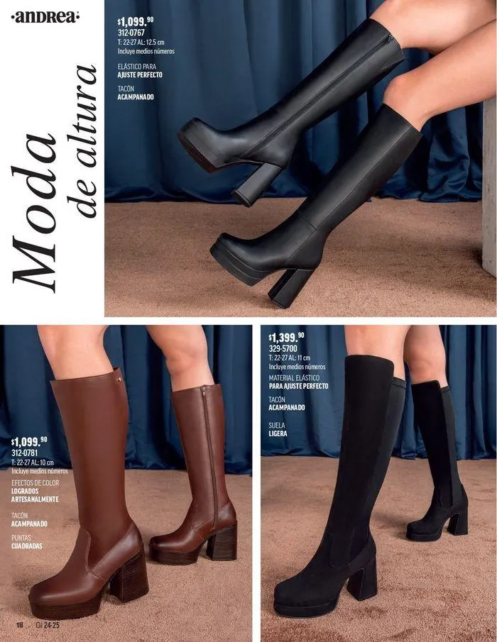 Catálogo de ANDREA - CALZADO DAMA 26 de agosto al 25 de enero 2025 - Pagina 89