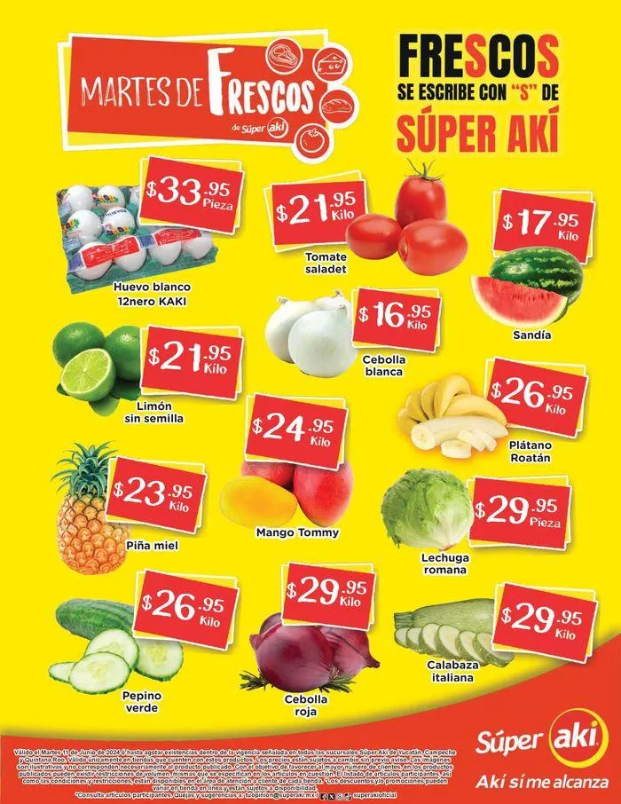 Catálogo de Súper Aki - Martes de Frescos 11 de junio al 11 de junio 2024 - Pagina 4