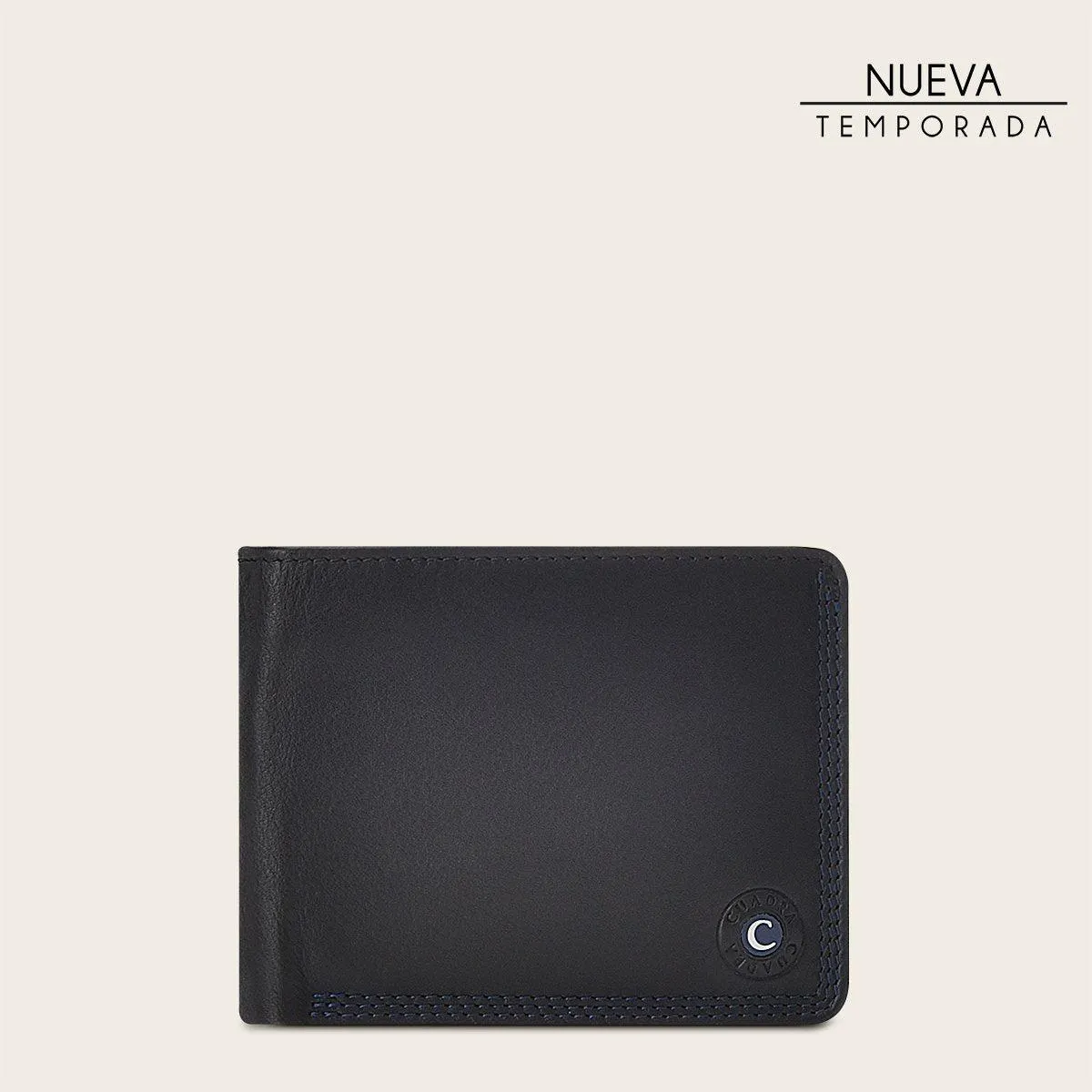 Billetera para caballero en piel genuina