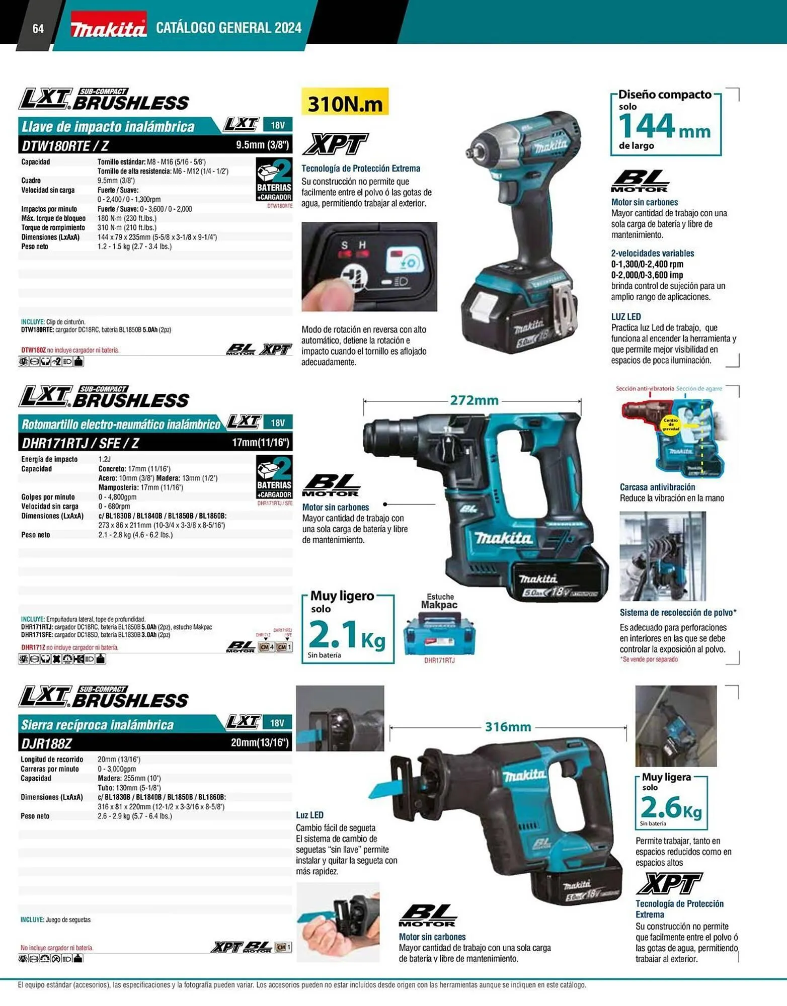 Catálogo de Catálogo Makita 12 de enero al 31 de diciembre 2026 - Pagina 64