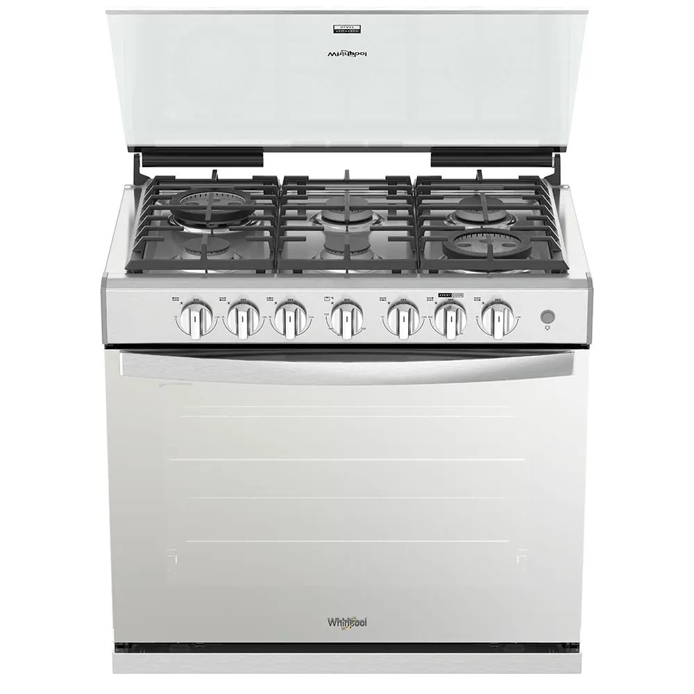 Estufa de Gas Empotrable 30" con 6 quemadores Gris