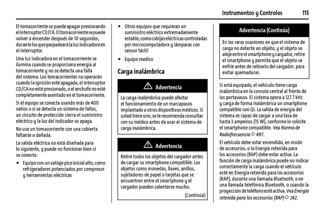 Catálogo de Cheyenne 2025 Manual del propietario 22 de enero al 31 de diciembre 2025 - Pagina 116