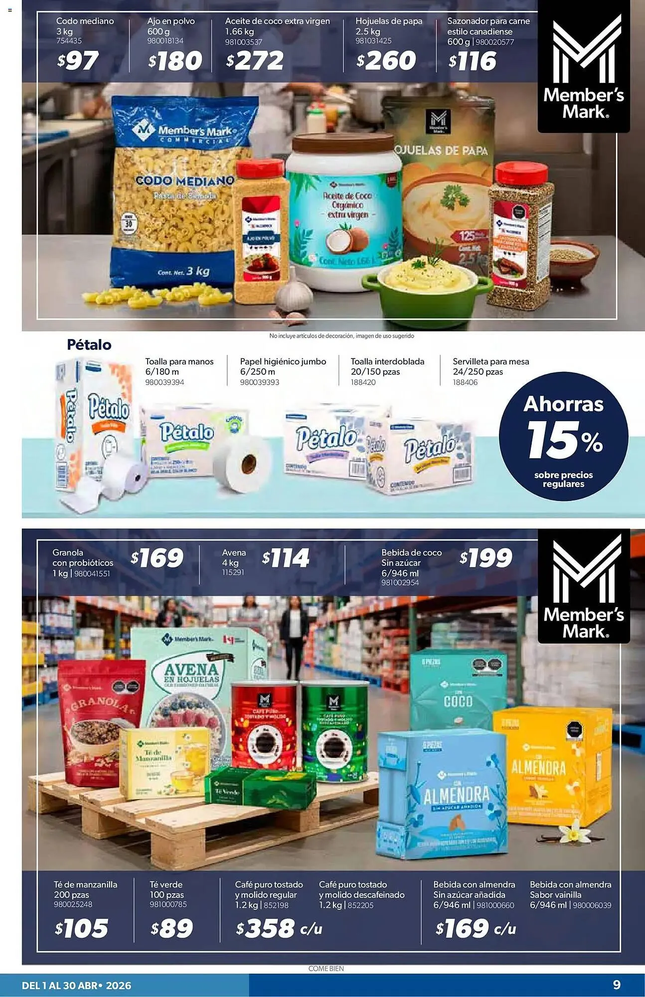 Catálogo de Catálogo Sam's Club 1 de abril al 1 de mayo 2026 - Pagina 9