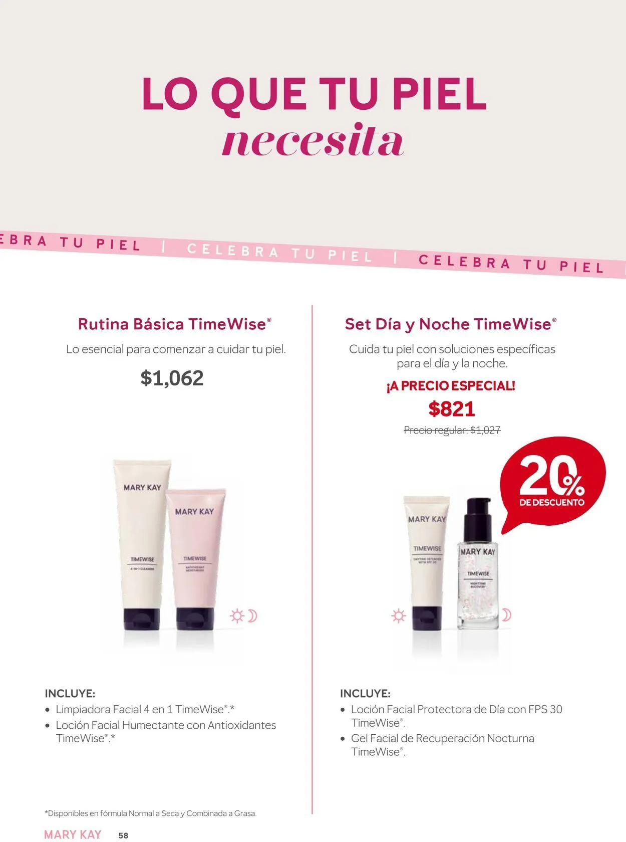 Catálogo de Mary Kay Oferta actual 1 de septiembre al 1 de noviembre 2025 - Pagina 58