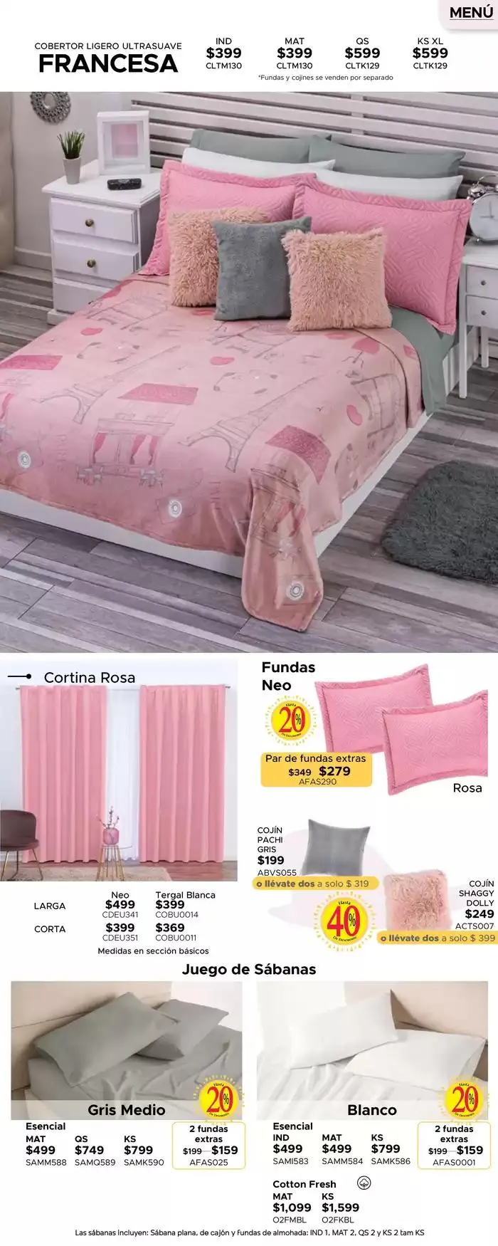 Catálogo de Ofertas Colchas Concord 4 de marzo al 31 de marzo 2025 - Pagina 422