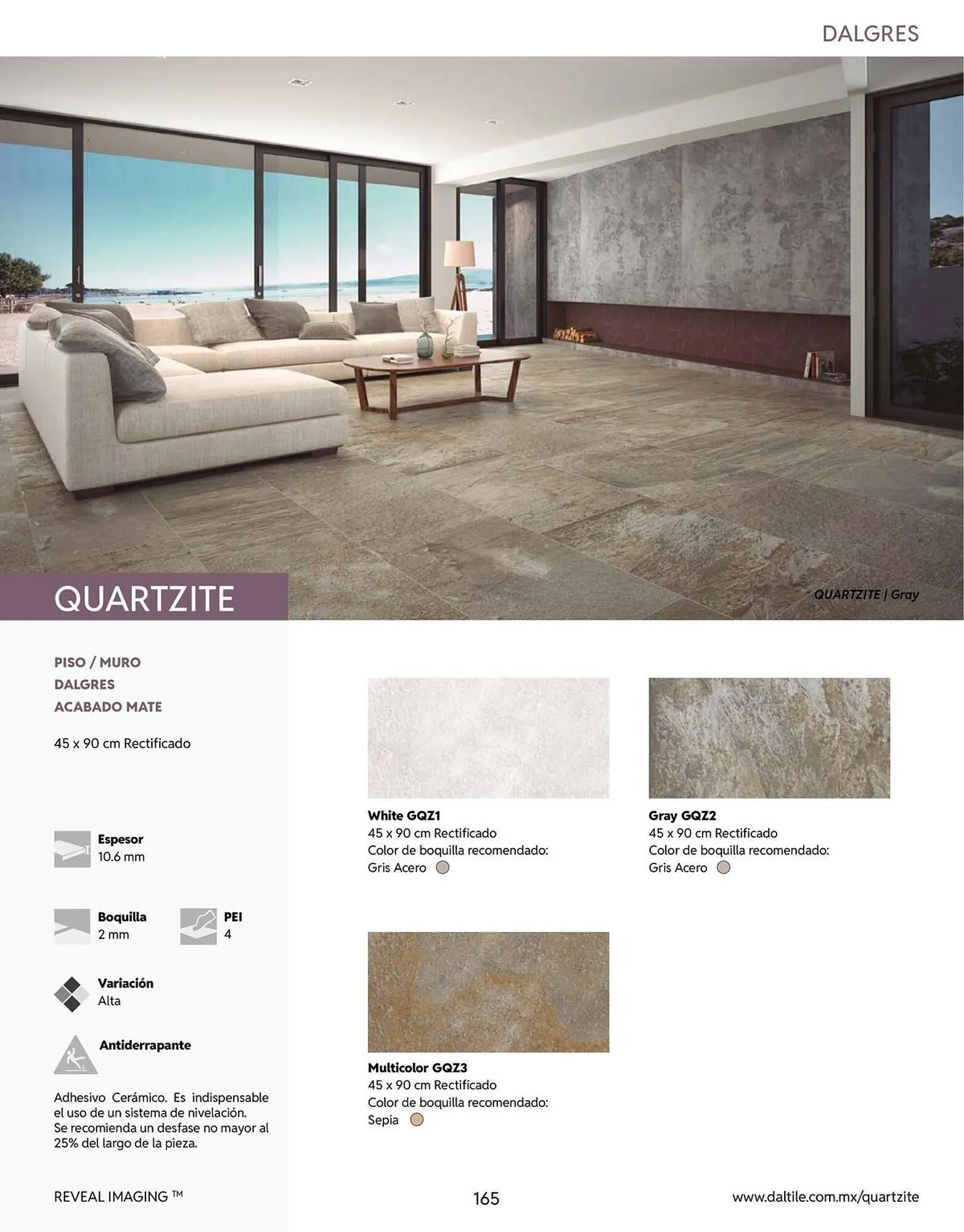 Catálogo de Catálogo Daltile 13 de enero al 31 de diciembre 2026 - Pagina 165