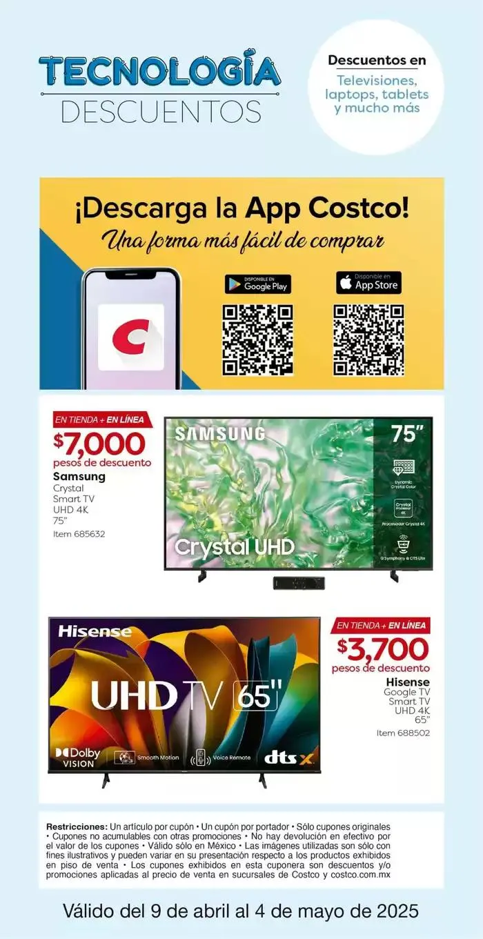 Catálogo de Cuponera Costco 9 de abril al 4 de mayo 2025 - Pagina 2