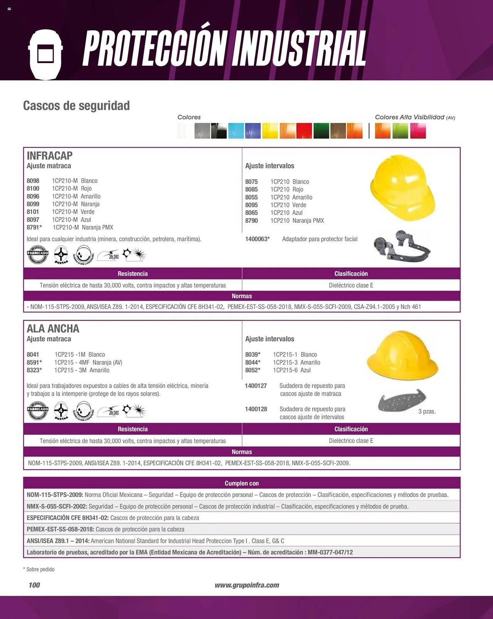 Catálogo de Catálogo Infra 1 de febrero al 31 de diciembre 2023 - Pagina 102