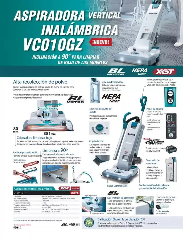 Catálogo de Catálogo de Aspiradoras 8 de enero al 31 de diciembre 2025 - Pagina 15