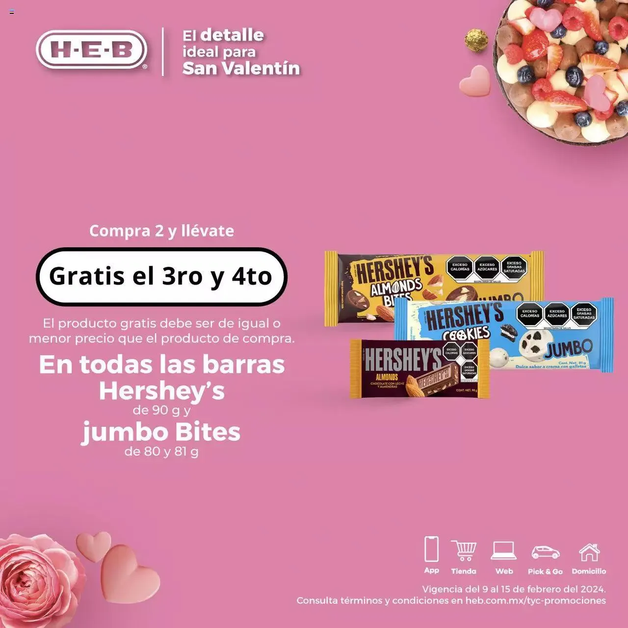 Catálogo de H-E-B promociones San Valentín 9 de febrero al 15 de febrero 2024 - Pagina 8