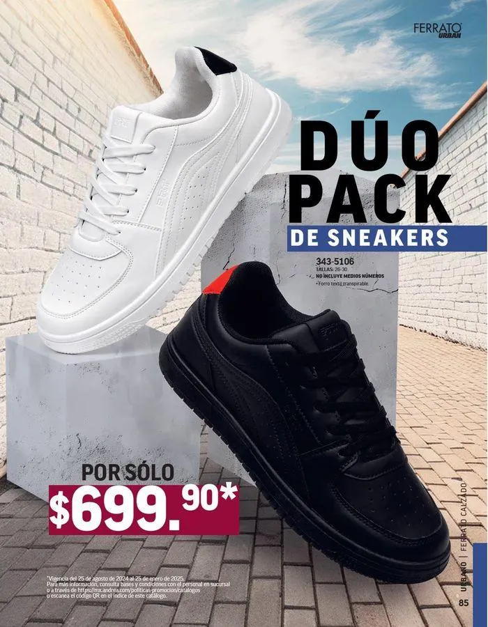 Catálogo de ANDREA - CALZADO CABALLERO 26 de agosto al 25 de enero 2025 - Pagina 167