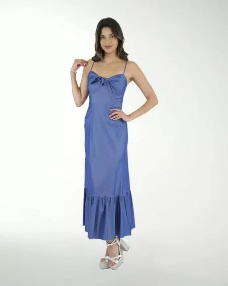 VESTIDO CASUAL CAMPESINO MEZCLILLA