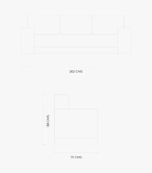 Sala Micci De Tela Sofá y Love color Beige