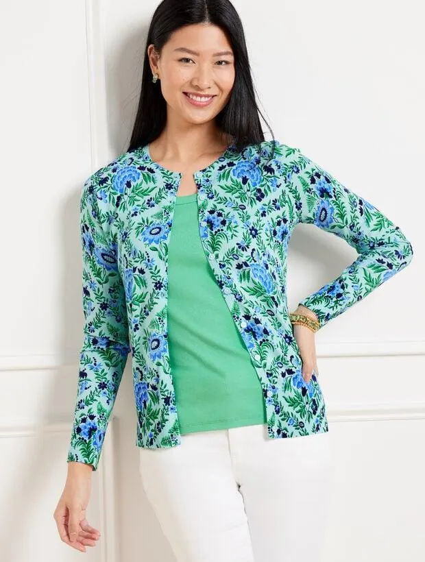 Charming Cardigan - Exquisite Floral