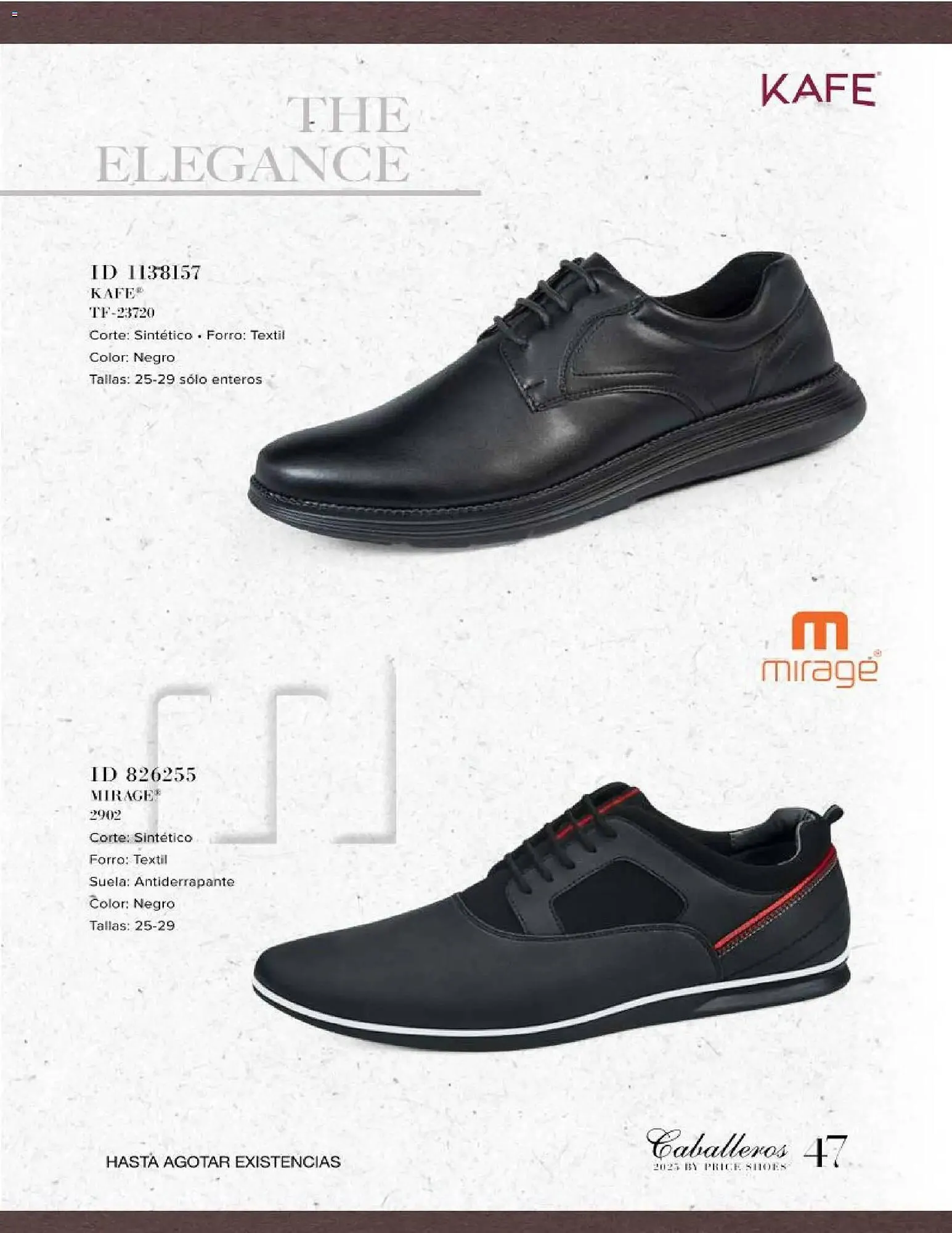 Catálogo de Catálogo Price Shoes 26 de noviembre al 1 de julio 2026 - Pagina 47