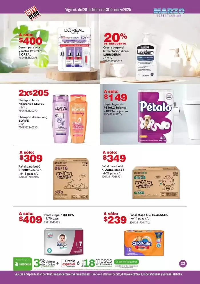 Catálogo de Marzo Espectacular 28 de febrero al 31 de marzo 2025 - Pagina 23