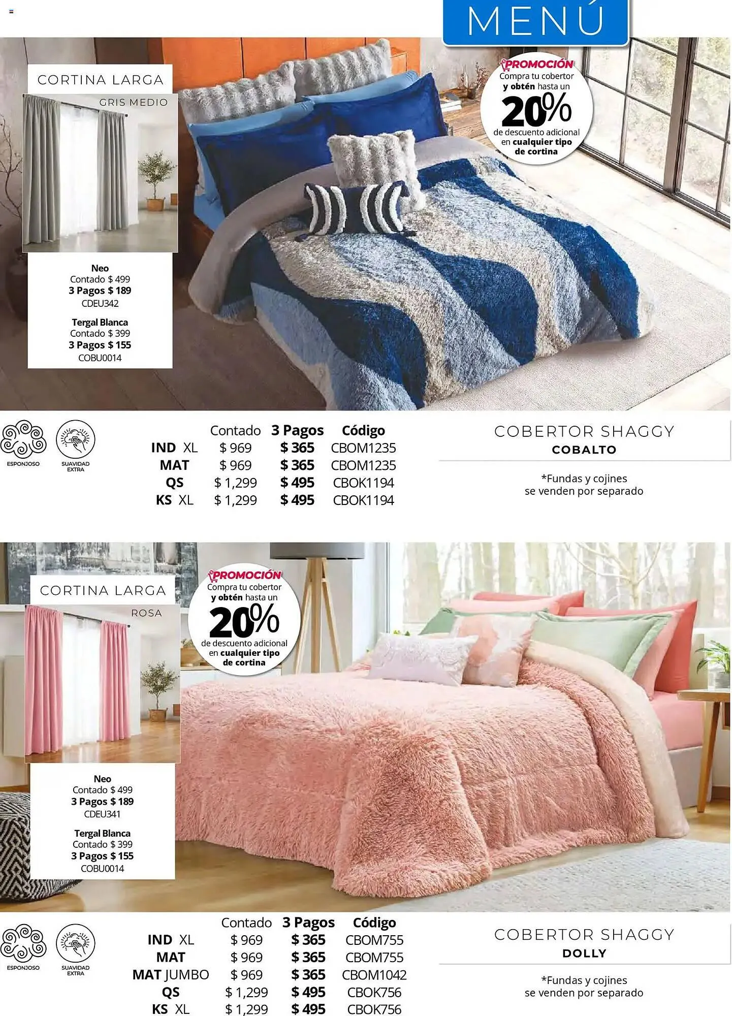 Catálogo de Catálogo Colchas Concord 1 de mayo al 1 de agosto 2026 - Pagina 327