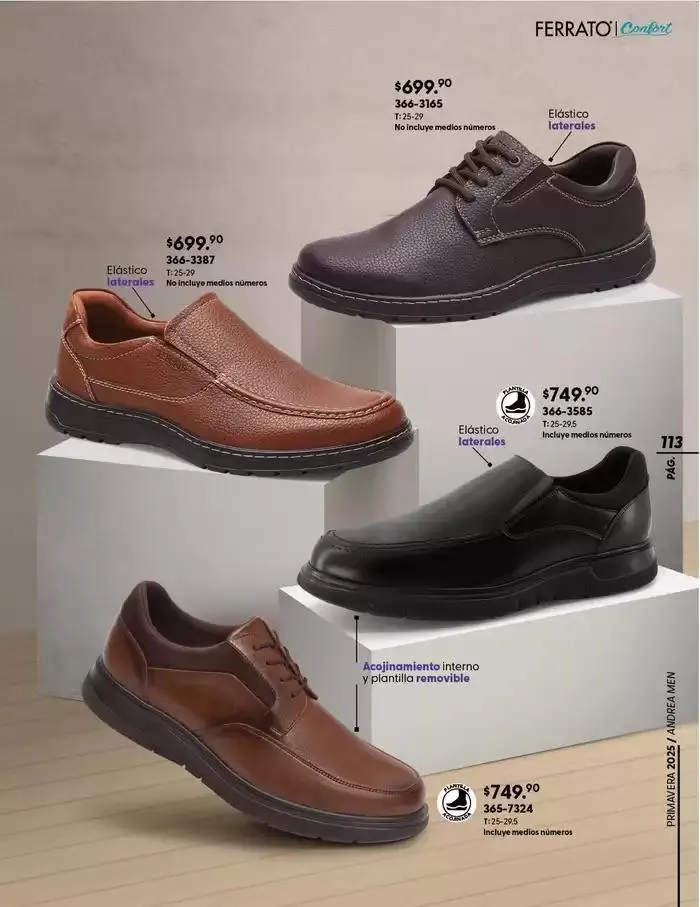 Catálogo de ANDREA | CALZADO CONFORT 26 de enero al 24 de mayo 2025 - Pagina 99