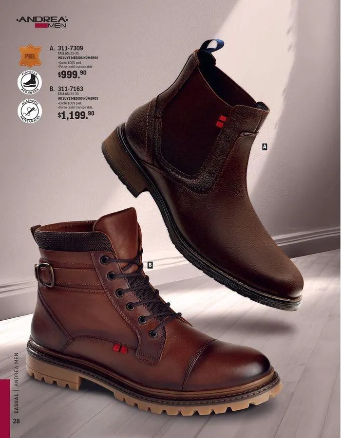 Catálogo de ANDREA - CALZADO CABALLERO 26 de agosto al 25 de enero 2025 - Pagina 116