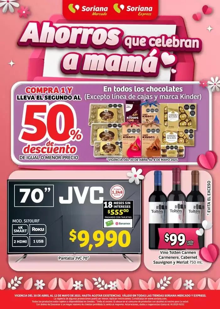 Ahorros que celebran a mamá Mercado Nacional - 1