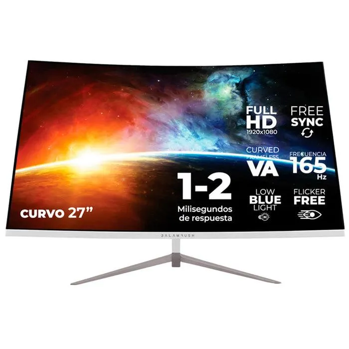 Monitor Gamer Curvo 27 BALAM RUSH ULTRAEARTH MTX27C 1Ms 165Hz Full HD