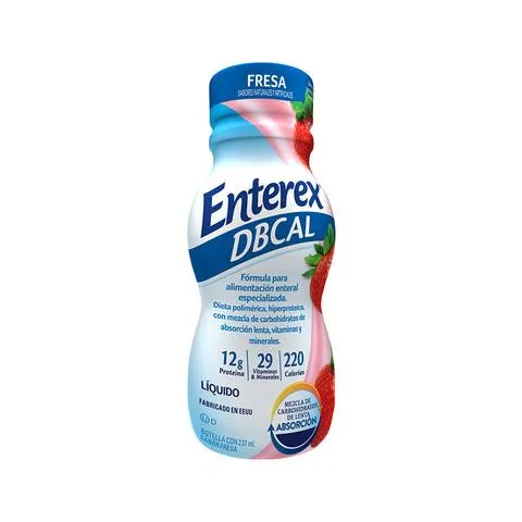 Enterex Dbcal Suplemento Alimenticio Sabor Fresa