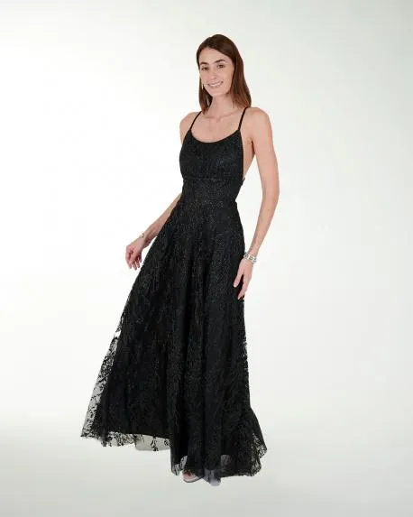 VESTIDO CL FANTASIA CON JARETAS EN ESPALDA