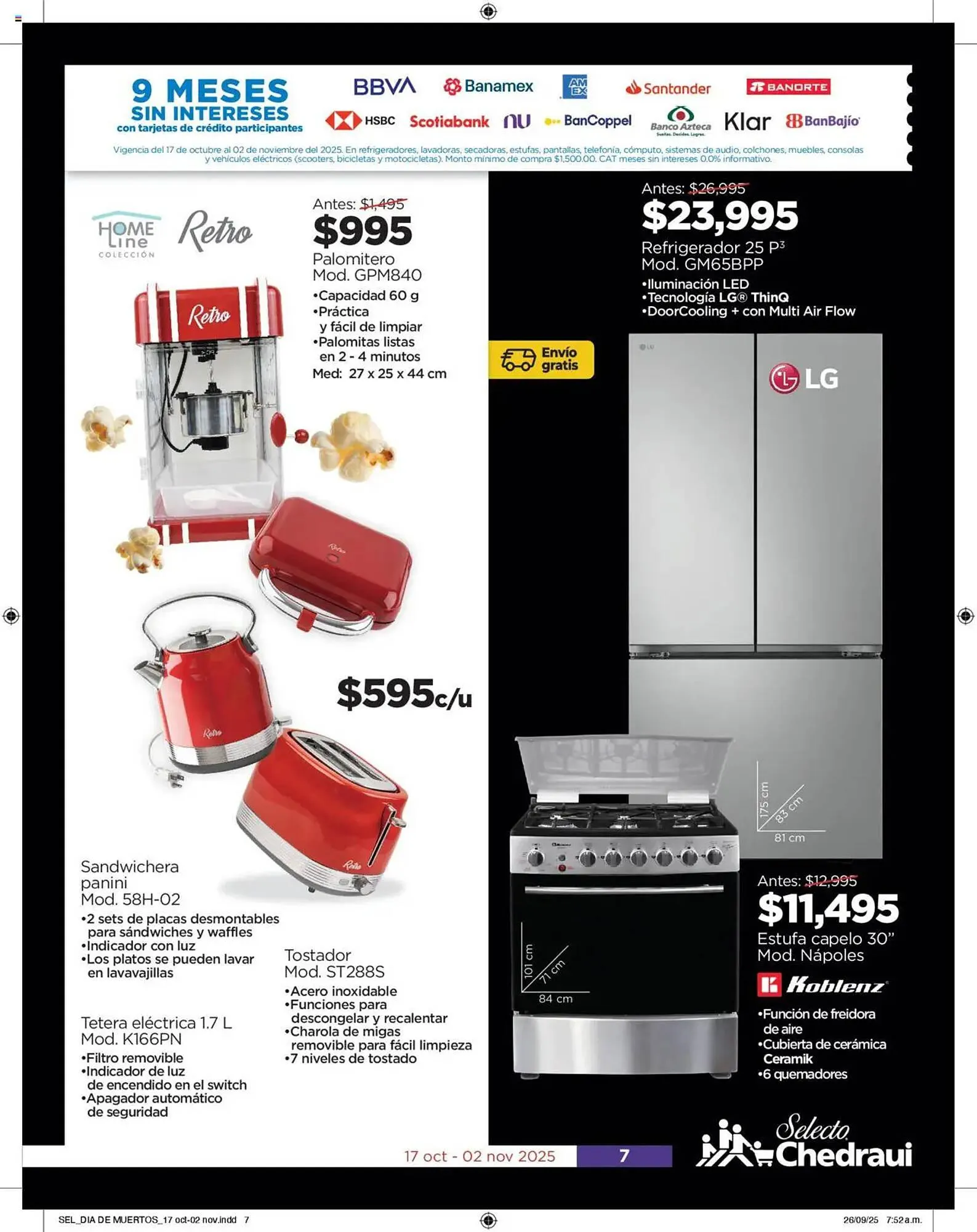 Catálogo de Folleto Chedraui 17 de octubre al 2 de noviembre 2025 - Pagina 7