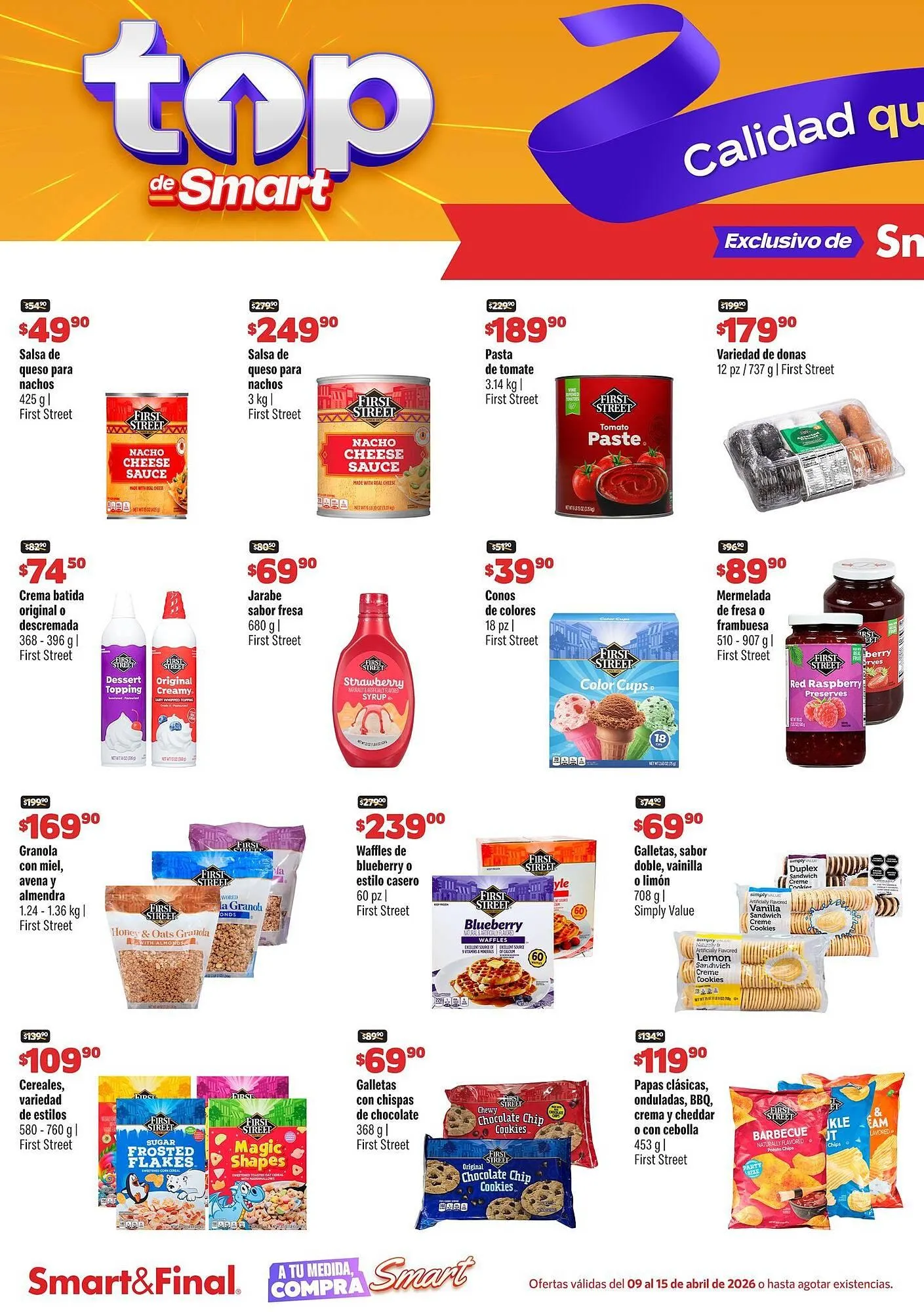 Catálogo de Catálogo Smart & Final 9 de abril al 15 de abril 2026 - Pagina 4