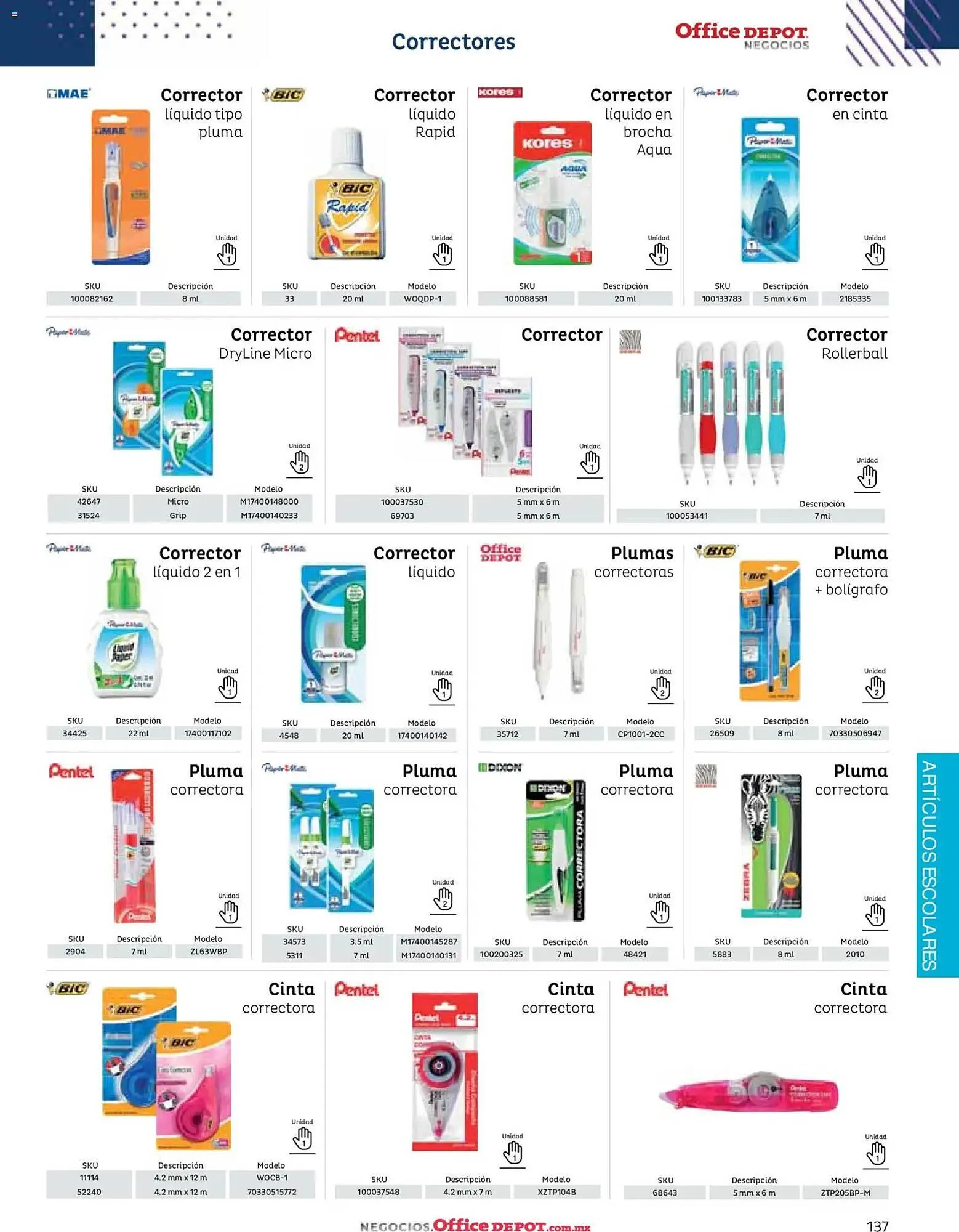 Catálogo de Catálogo Office Depot 12 de enero al 1 de enero 2027 - Pagina 139