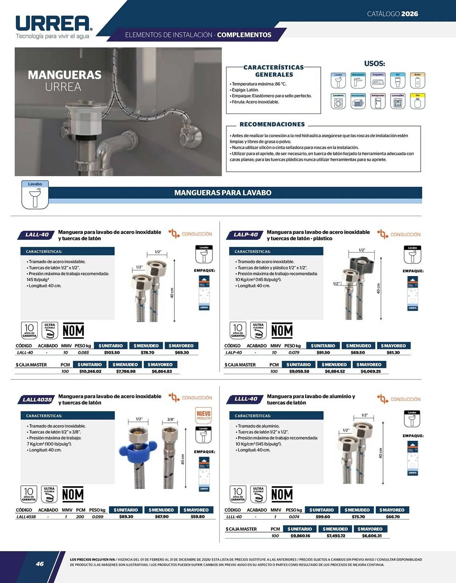 Catálogo de Catálogo Urrea 24 de abril al 31 de diciembre 2026 - Pagina 48