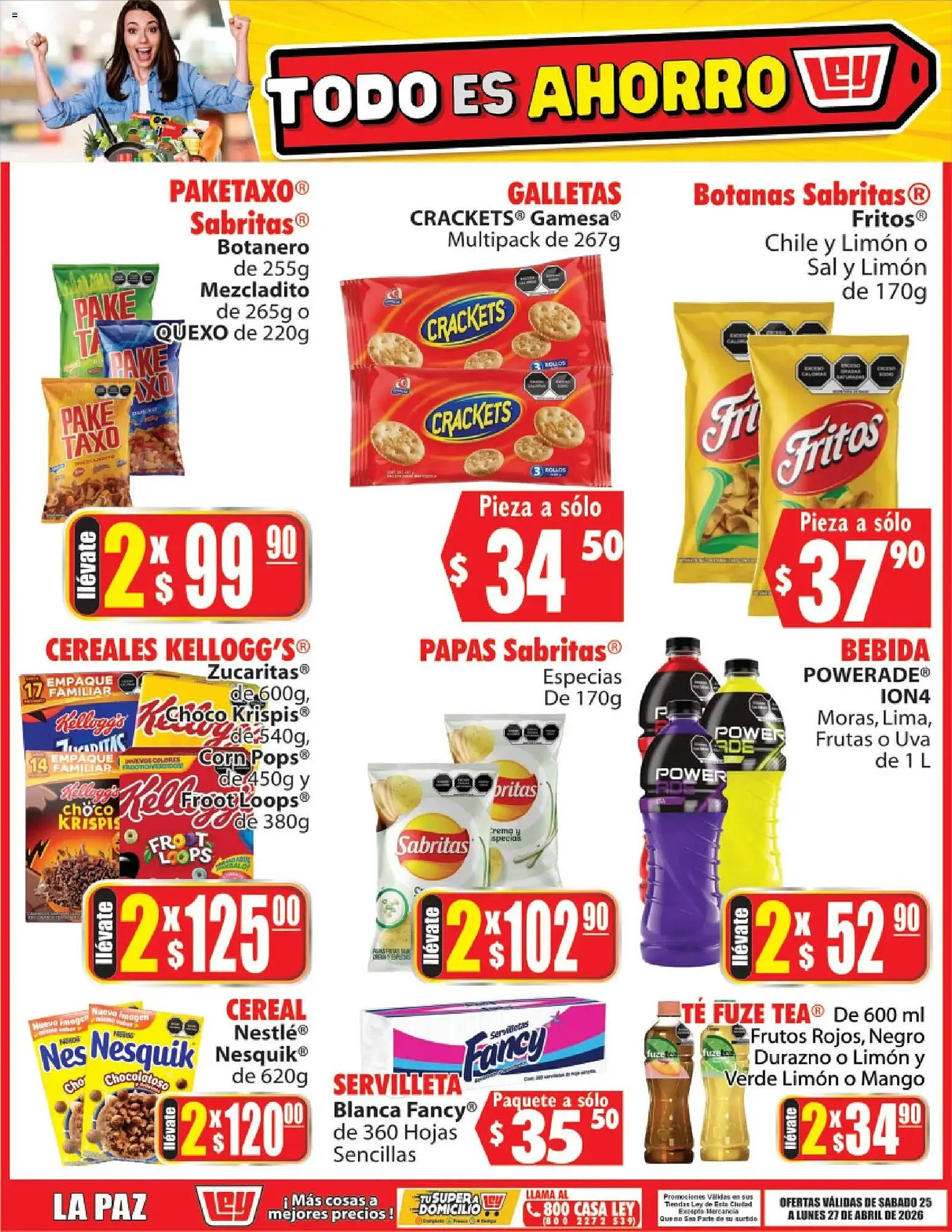 Catálogo de Folleto Casa Ley 25 de abril al 27 de abril 2026 - Pagina 3