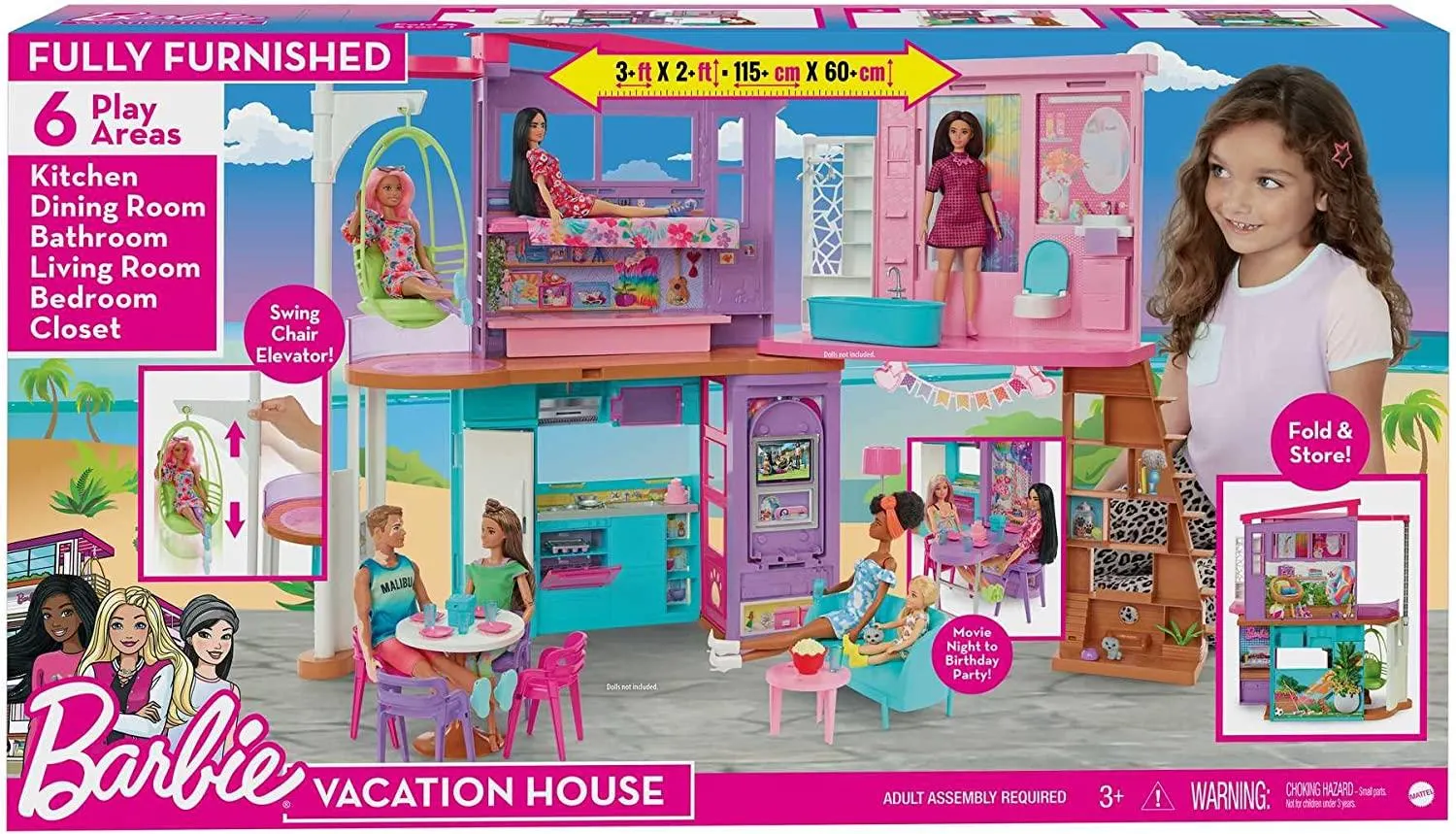 Barbie Casa Malibú HCD50