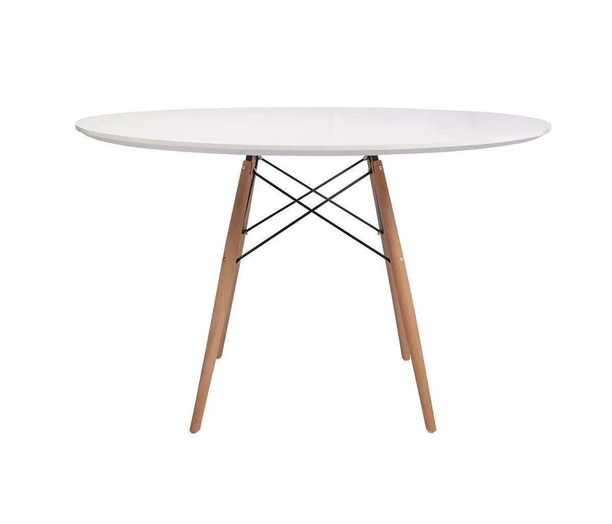 Mesa de comedor replica Eames 120cm - Blanco