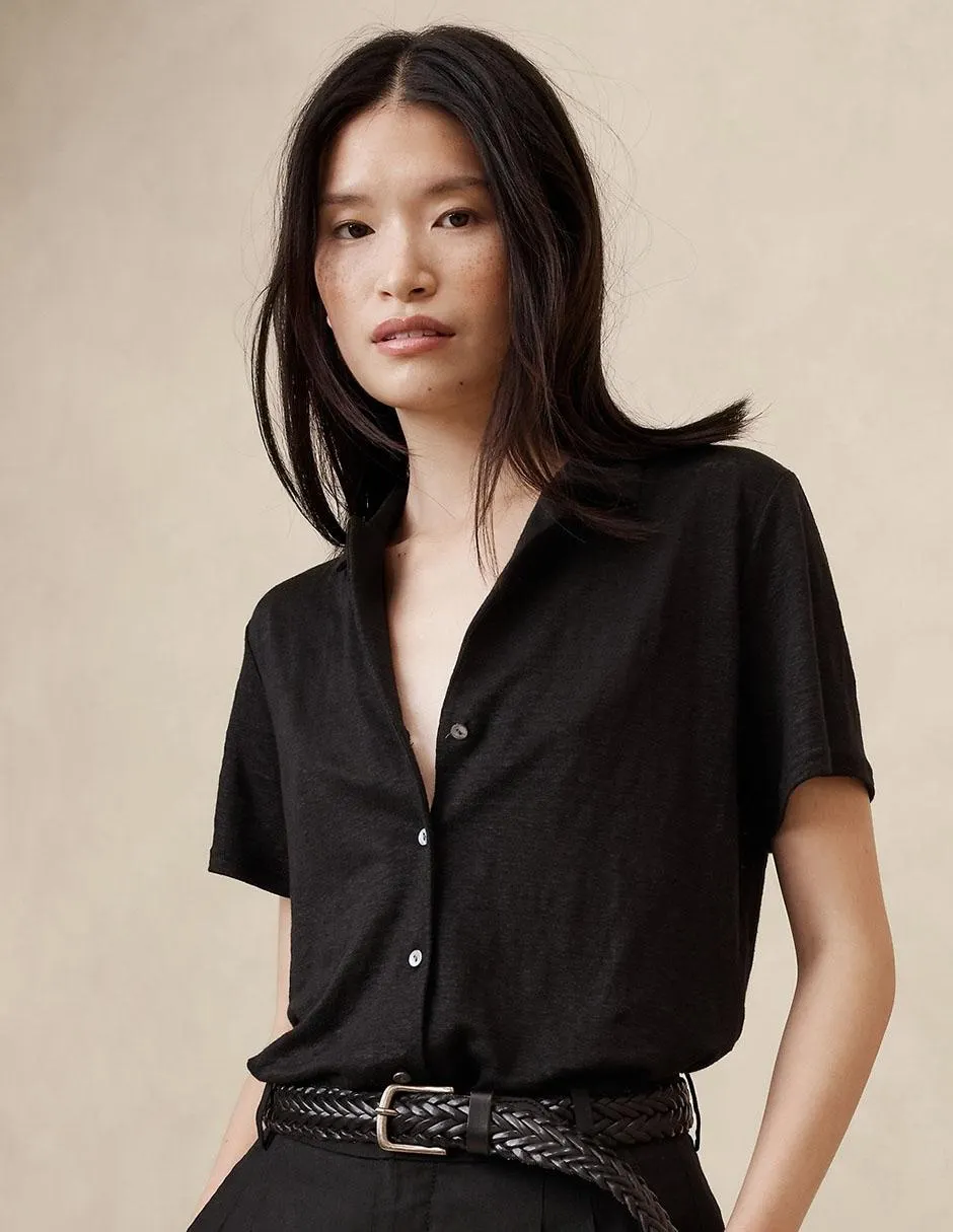 Camisa manga corta para mujer