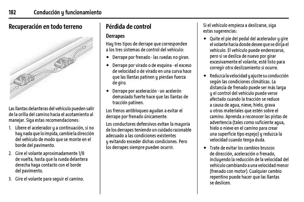Catálogo de Chevrolet Corvette Stingray Manual del propietario 22 de enero al 31 de diciembre 2025 - Pagina 183