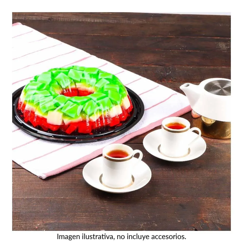 Gelatina fiestas patrias frutal en rosca