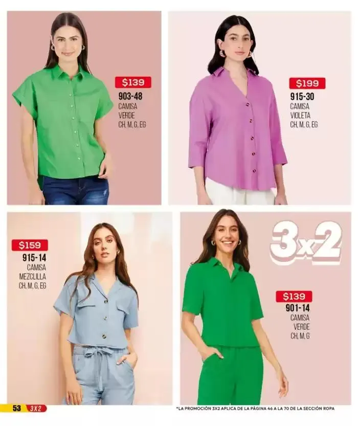 Catálogo de Catálogo Cklass Liquidación Ropa 2025 México 31 de marzo al 31 de agosto 2025 - Pagina 54