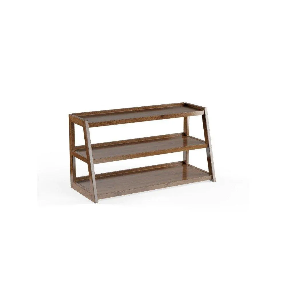 Anuk - Mesa de TV estilo moderno madera de nogal