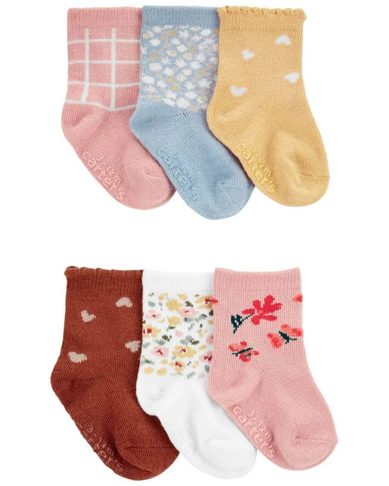 Paquete De 6 Pares De Calcetines Carter's