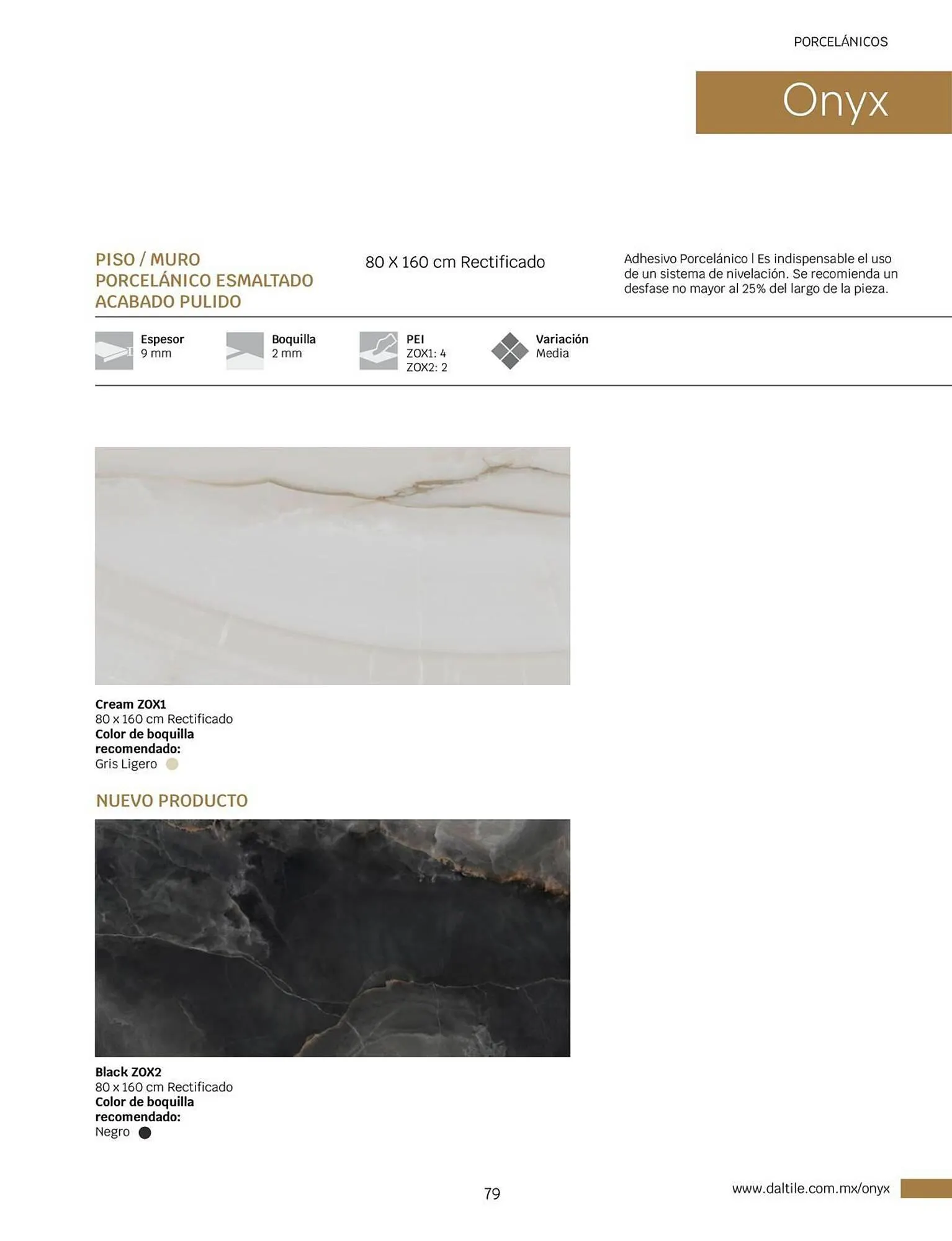 Catálogo de Catálogo Daltile 1 de enero al 31 de diciembre 2024 - Pagina 79