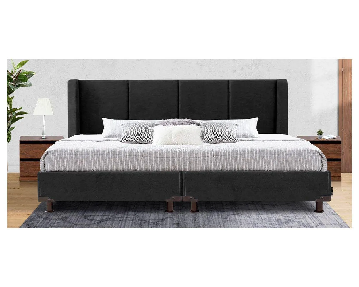Cama King Size Milan Negro