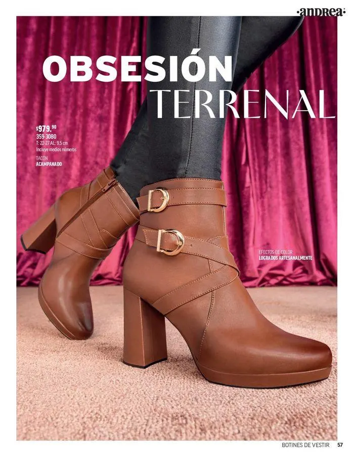 Catálogo de ANDREA - CALZADO DAMA 26 de agosto al 25 de enero 2025 - Pagina 152
