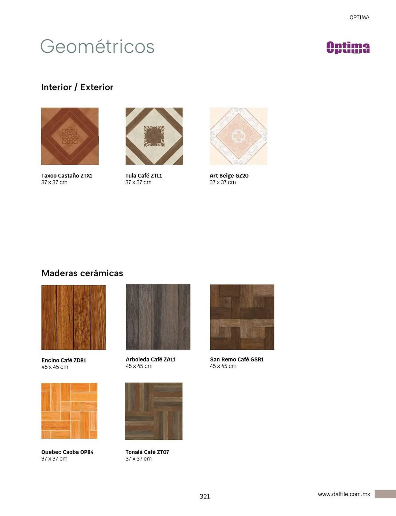 Catálogo de Catálogo Daltile 1 de enero al 31 de diciembre 2024 - Pagina 321