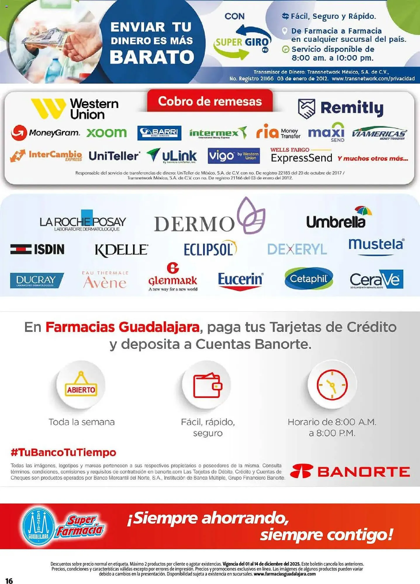 Catálogo de Folleto Farmacias Guadalajara 1 de diciembre al 14 de diciembre 2025 - Pagina 16