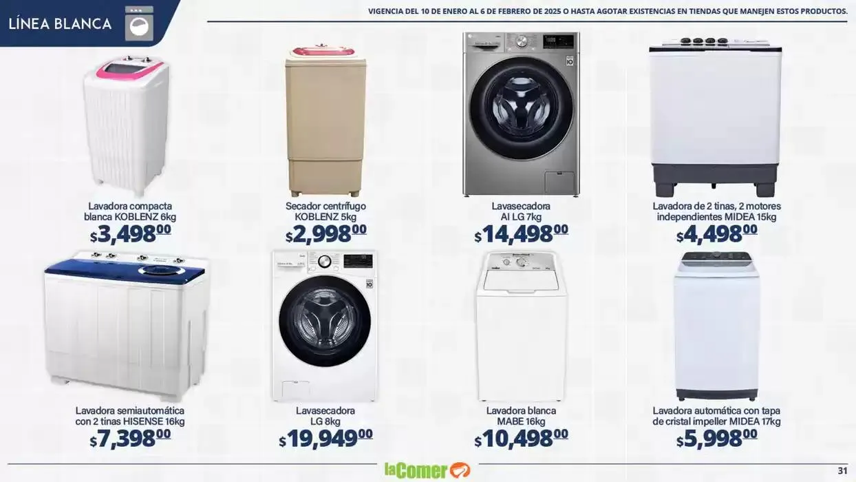 Catálogo de LIMPIA , Desinfecta, organiza, AHORRA 10 de enero al 6 de febrero 2025 - Pagina 31