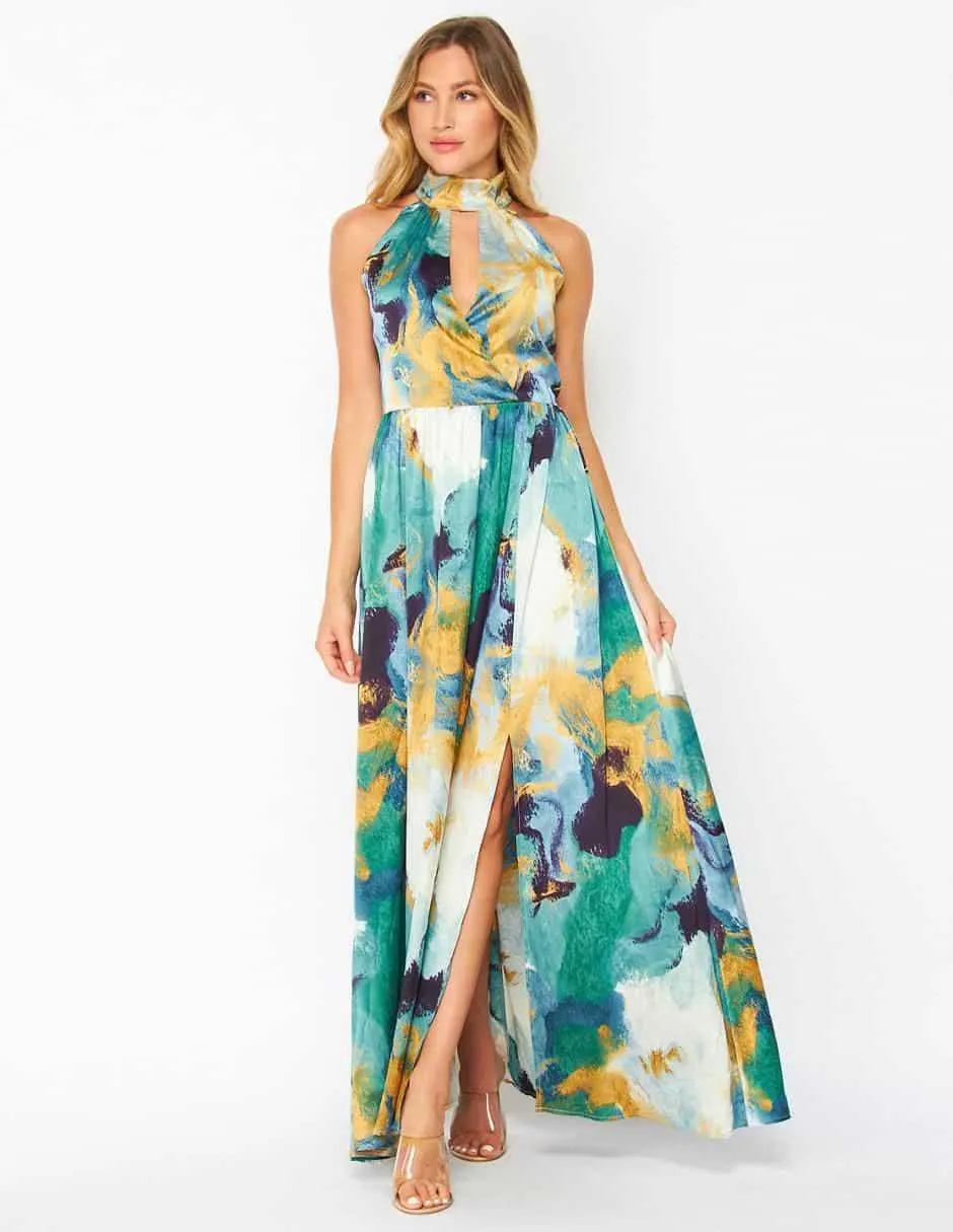 Vestido maxi casual Amad para mujer