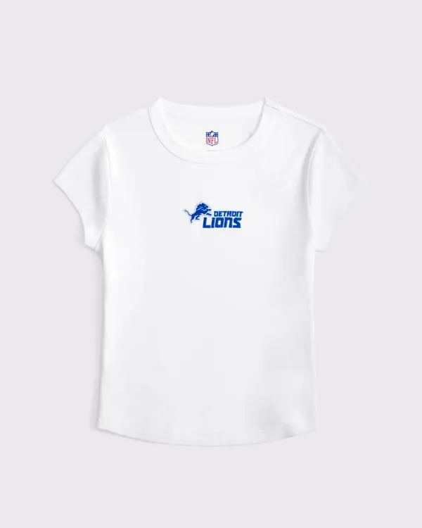 detroit lions graphic baby tee