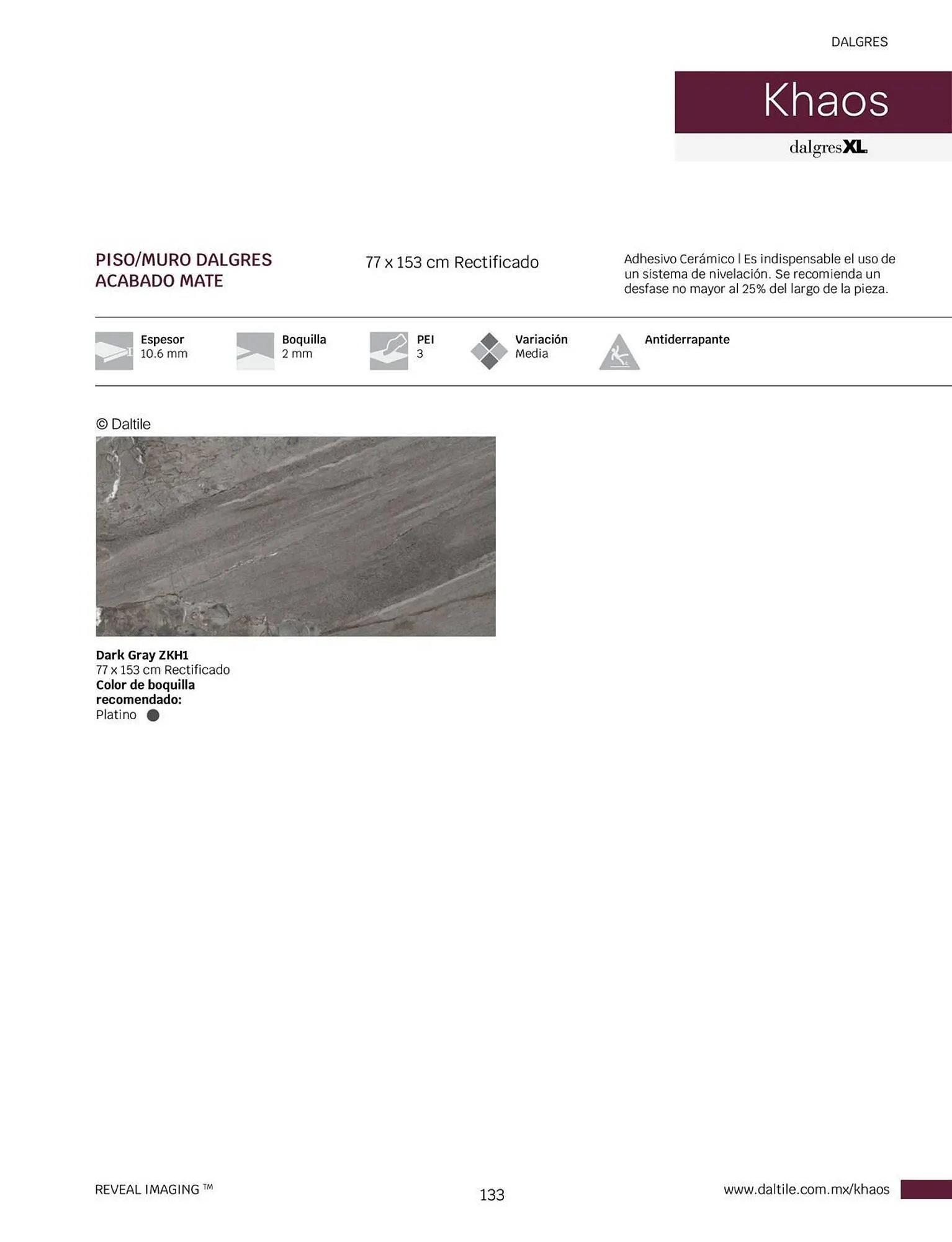 Catálogo de Catálogo Daltile 1 de enero al 31 de diciembre 2024 - Pagina 133