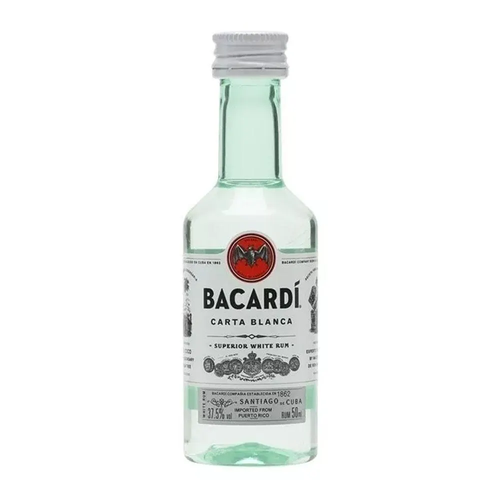 Ron Bacardi Blanco Mini 50 ml